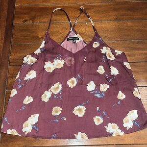 KENDALL & KYLIE Floral Razorback Tank